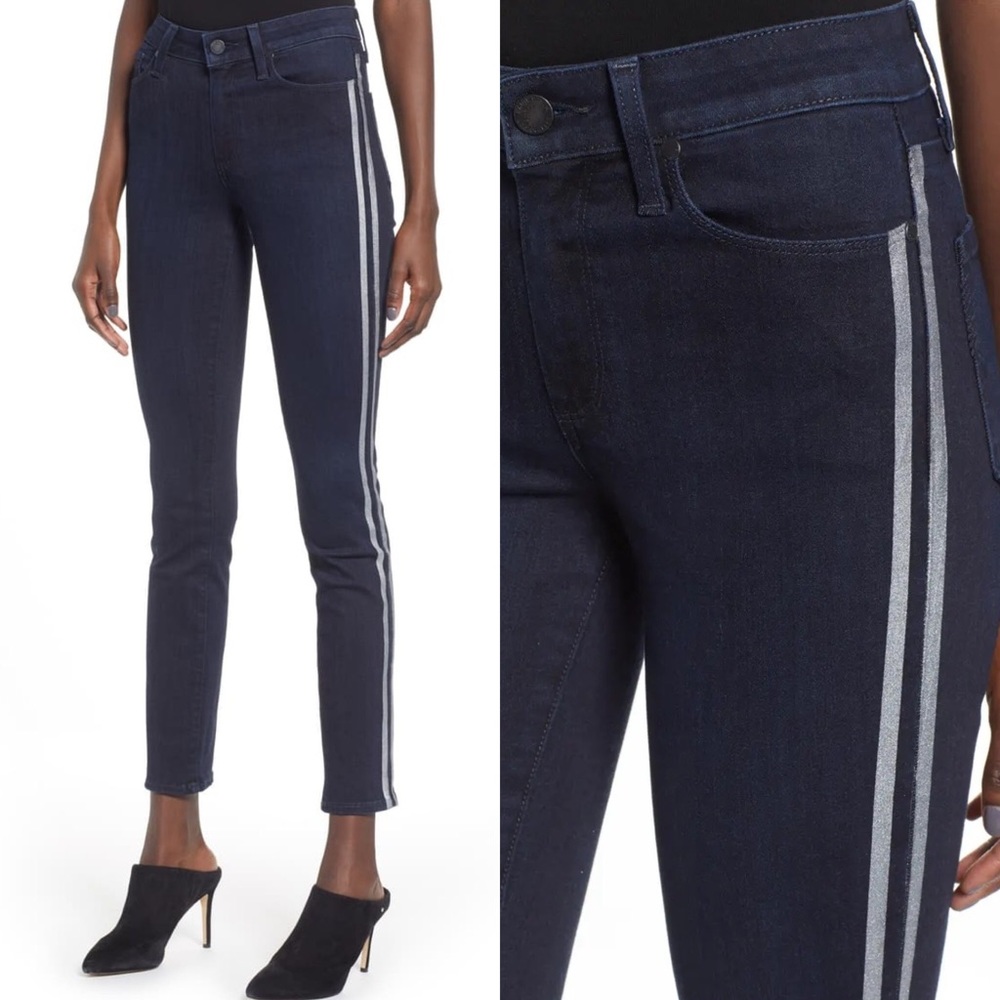 PAIGE Hoxton High Waist Ankle Peg Skinny Jeans